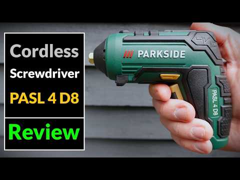Акумуляторна викрутка Parkside PASL 4 D8 4V GOLD Limited Edition (10 Нм, 2000 мАг, USB-C, Німеччина), видео 2
