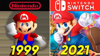 Evolution of SUPER SMASH BROS.  Nintendo Games (1999-2021)