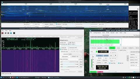 DragonOS Focal Decode FT8 Remotely w/ Suscli, SigDigger, and WSJT-X (hackRF, Pi4, YouLoop)