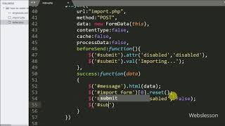 How to Import XML Data into Mysql Table Using PHP with Ajax