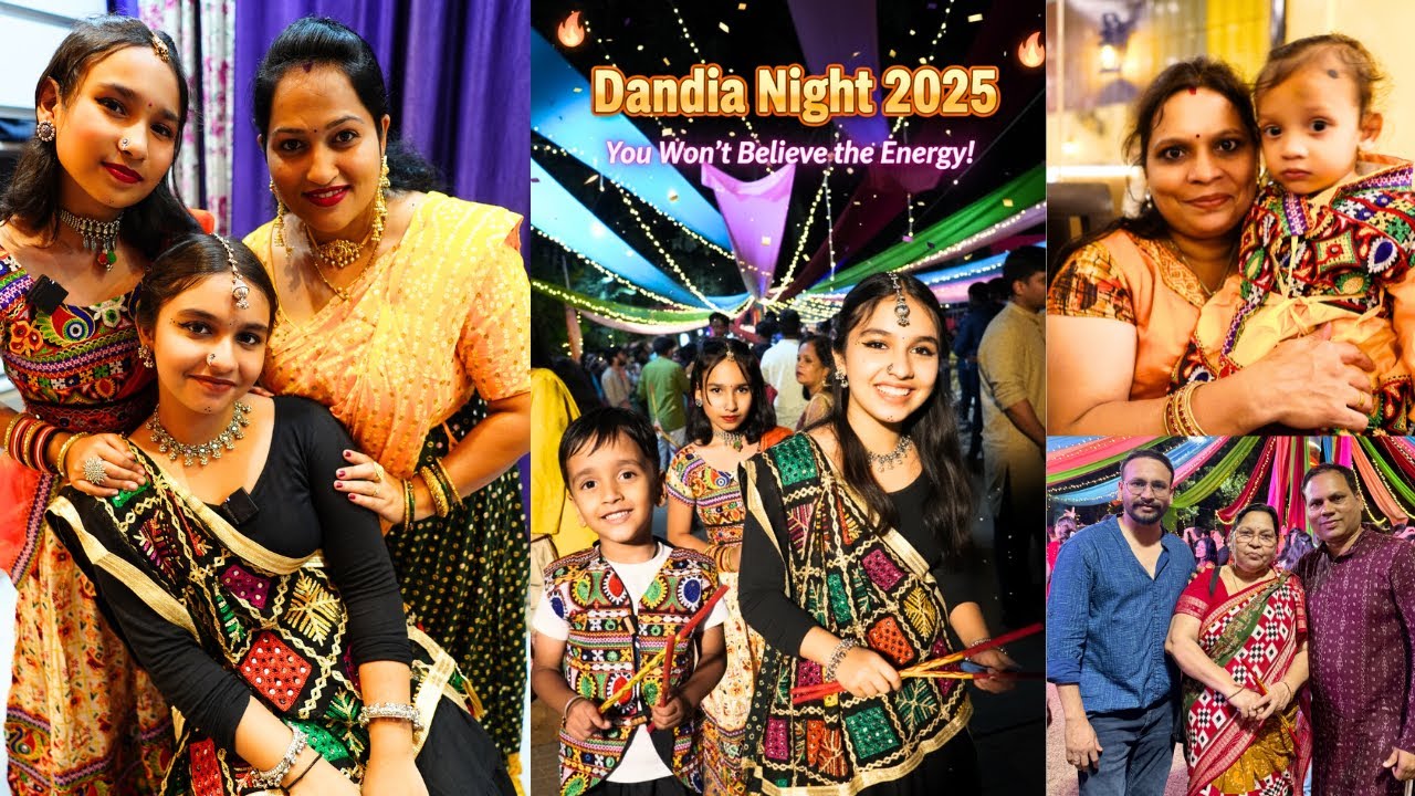 Сумасшедшая ночь Дандии с Пари и Приянши Диди🎉💃 | Безостановочное веселье и танцы! 🔥