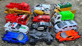 HUNTING TOYS CARS, POLICE CAR, AMBULANCE, SPORT CAR, EXCAVATOR, DUMP TRUCK, PLANE, LAMBORGHINI