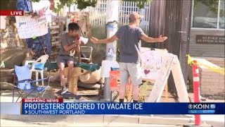 Feckless PDX Mayor Shuts Down Occupy ICE? Well, sort of.