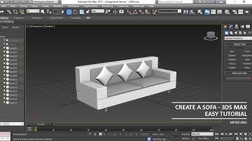 Create A Sofa Design - Modeling - 3Ds Max Easy Tutorial - By Design Crowd