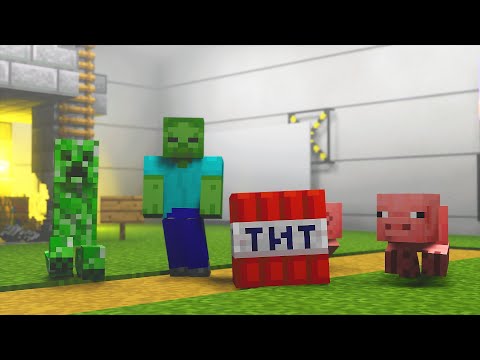 Real Mobs from Minecraft / Настоящие мобы из Майнкрафта | Teardown