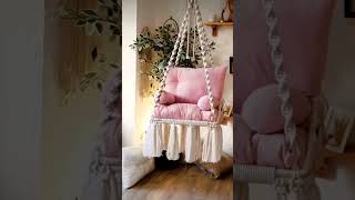 #macrame #swing #chair #goodquality #wallhanging #viralvideo