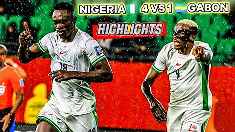 NIGERIA 4 VS 1 GABON| Victor Osimhen on Fire🇳🇬🔥🇬🇦 2026 FIFA world cup qualifying Playoffs