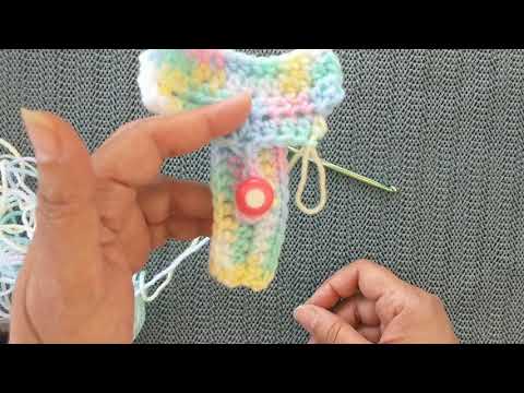 HOW TO make a button loop in crochet