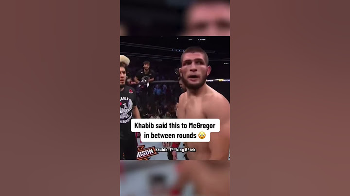 Flashback to Khabib vs. Conor 😳 (via UFC)