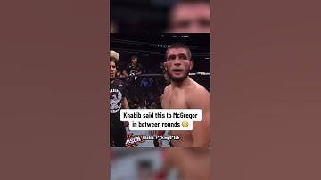 Flashback to Khabib vs. Conor 😳 (via UFC)