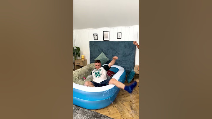 The Ultimate Bed Pool Prank! 😂🏊‍♂️ Sleep Like a Fish! 🛏️💦