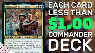 Each Card Less Than $1.00 Commander Deck | Volo, Guide to Monsters | Complete Guide | EDH | MTG