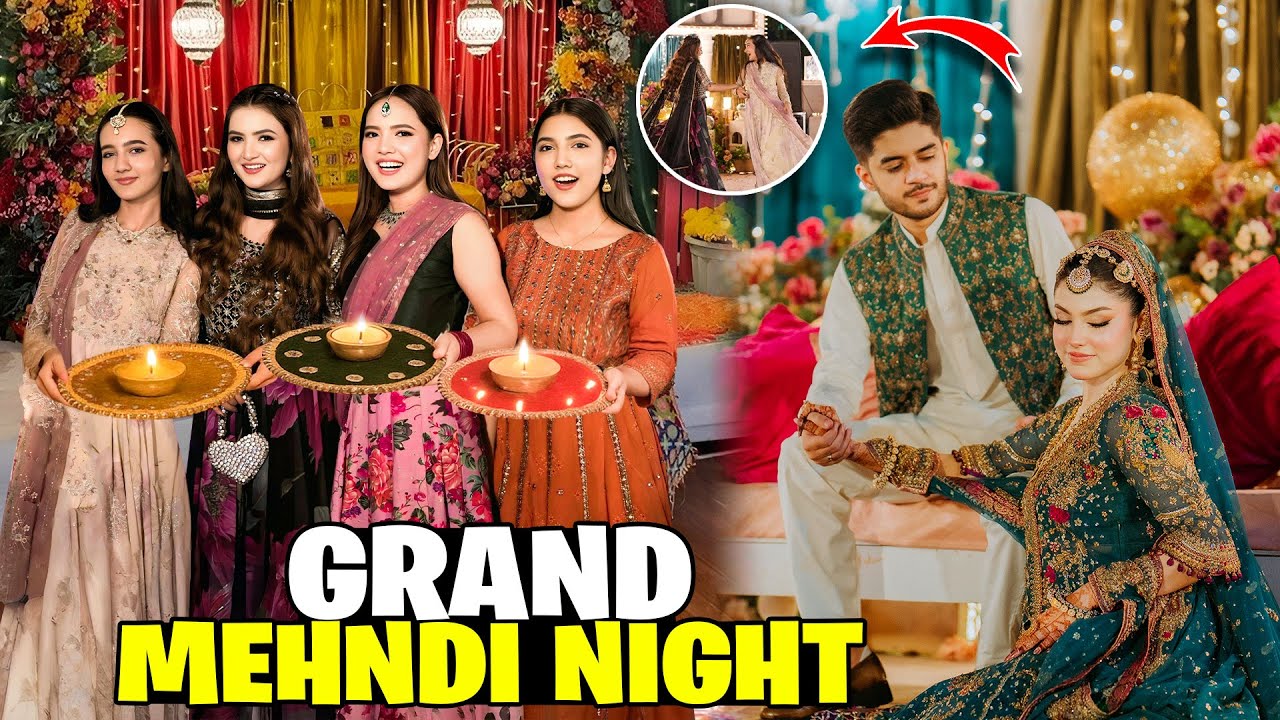 Grand Mehndi Night♥️🥰|Hira & Rabia Ki Special Dance Performance🤩💃|Parlour Mein Prank😱🤣|Sistrology