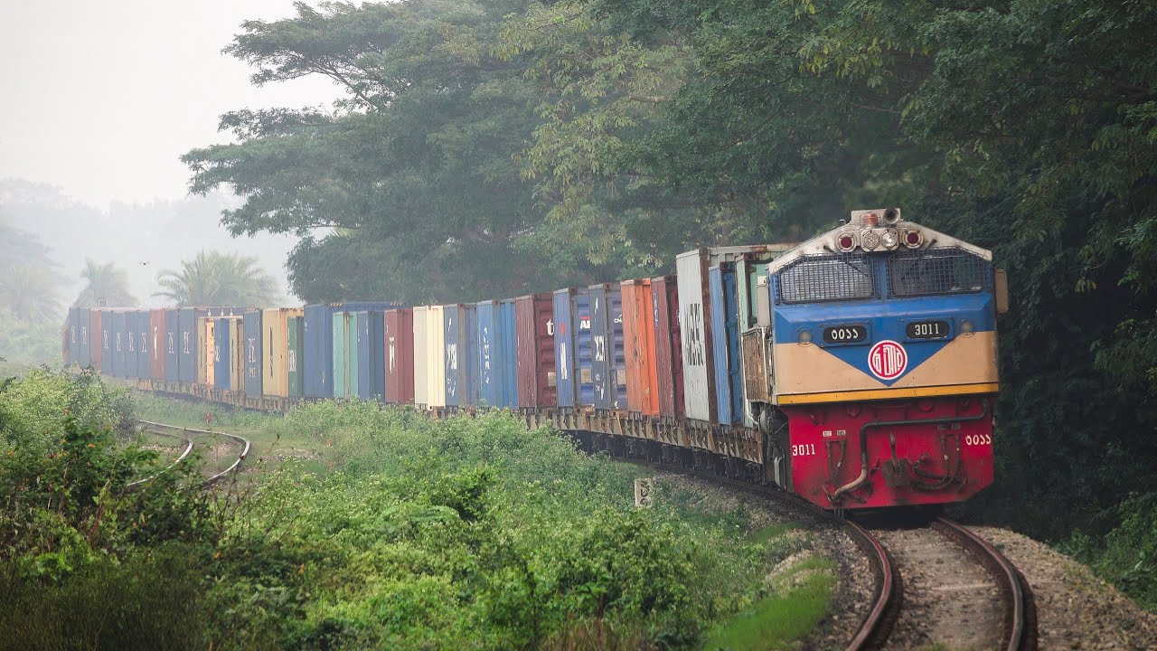 BFCT (Bogie Flat Container Track)/ Container Transport Train skipping ...