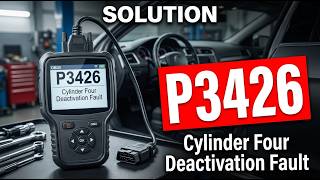 How To Fix P3426 Obd Ii Error Code  Cylinder Four Deactivation Fault