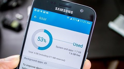 Galaxy S7 RAM Management