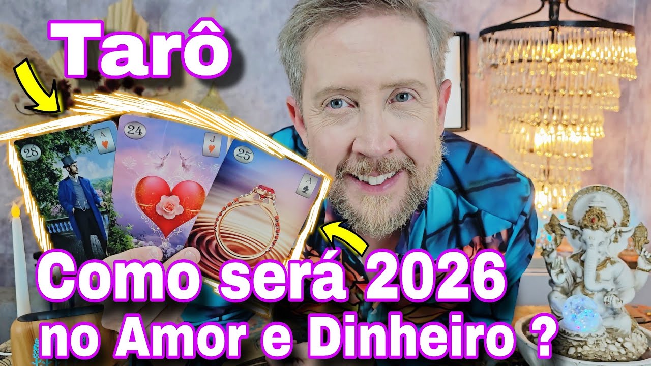 COMO SERÁ 2026 NO AMOR E DINHEIRO PRA VOCÊ ? TARÔ TUDO SOBRE SEU ANO DE 2026 !rei do oráculo hoje