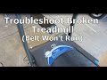 Troubleshoot a Broken Treadmill That Won't Run