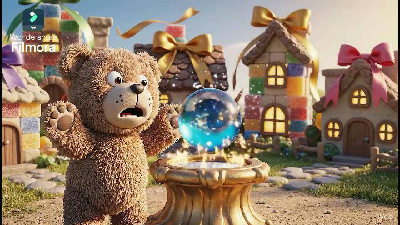 The Magical Toy Village 🧸✨ | The Lost Button Adventure (Full Story)