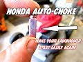 Make Your Lawnmower Start On The First Pull Again - Honda Auto-choke Repair - Video