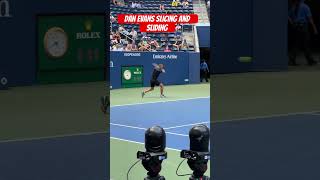 Dan Evans US Open practice #tennisplayer #livetennis #sport #shorts #usopen2023 #flushingmeadows