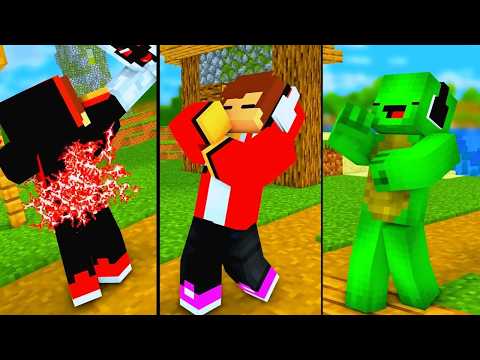JJ and Mikey Epic Battle! - Maizen Minecraft | BoBo Minecraft#minecraft