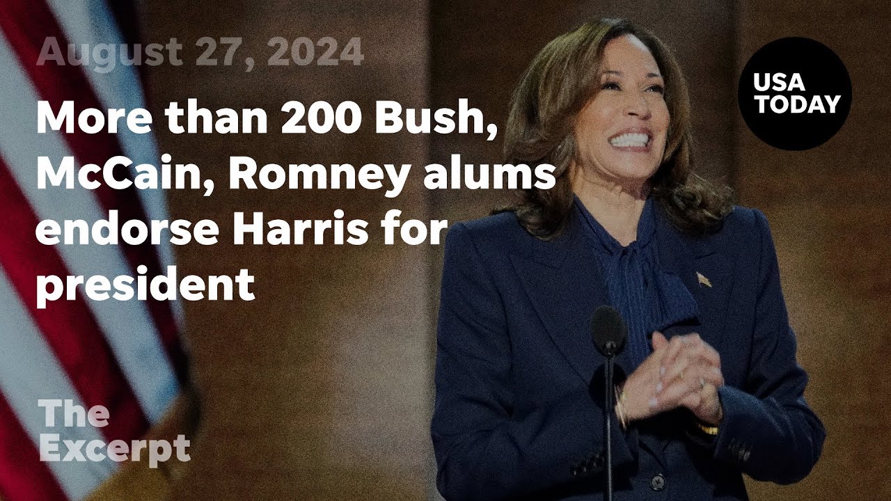 More than 200 Bush, McCain, Romney alums endorse Harris for president | The Excerpt