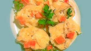 ТУШЕНАЯ РЫБА В СМЕТАНЕ - приготовление этого не сложного блюда из рыбы занимает не больше 1 часа