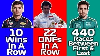 The Longest Streaks In F1 History!