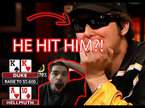 WHY DID HE HIT HIM?!! | Top 9 Most Heated Poker Moments😱 (Reaction)