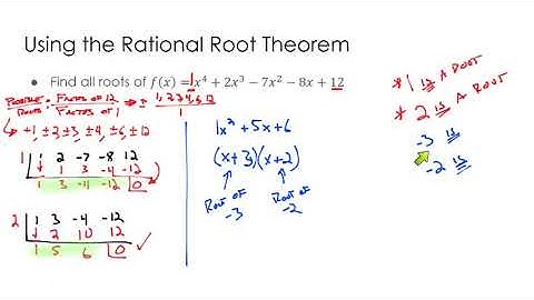 Rational Root Theorem 2 (practice)