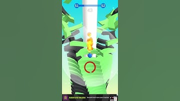 Level 51 Passed!Stack Ball All Levels Walkthrough!