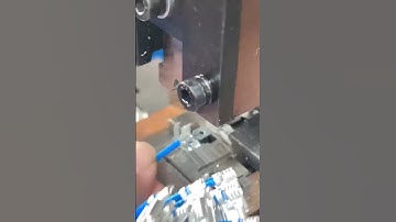 Flag Terminal Crimping #wireharness #wireprocessing #Crimping Machine