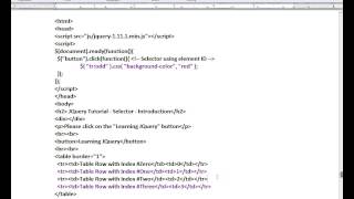 JQUERY ODD SELECTOR DEMO