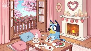 Bluey’s Valentine Letters 💌 Cozy Spring Lofi Beats to Relax & Study screenshot 5
