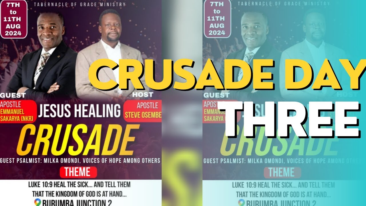 JESUS HEALING CRUSADE DAY THREE - YouTube