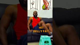 Reduce Belly FAT with this Simple Chair Exercise(Couch Friendly)! #fupa #chairexercise