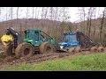 John Deere Timberjack 360D vs Rottne Solid F9-6