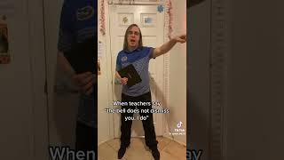 when the bell doesn't dismkss you i do