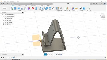 MOBILE STAND #fusion360 #vineetsingh #exercise07