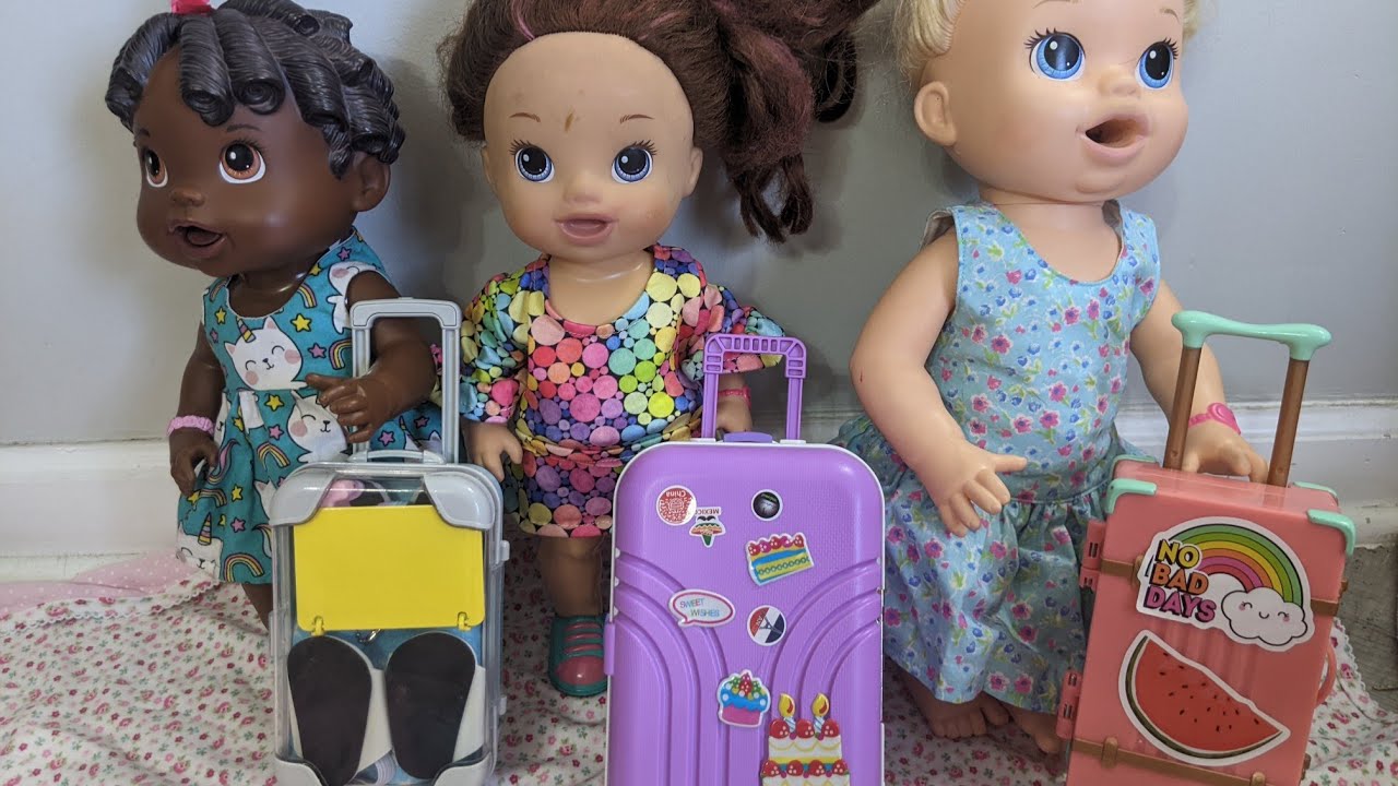 Packing Baby Alive Dolls Suitcase for Vacation! YouTube
