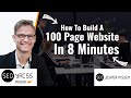 How to build a 100 page website in 8 minutes using automated link building in YACSS
