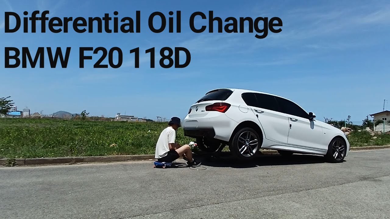 Differential oil change for BMW F20 118D - YouTube