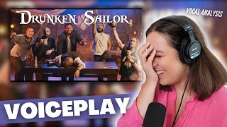 VOICEPLAY Drunken Sailor ft Jose Rosario Jr. | Vocal Coach Reaction (& Analysis) Jennifer Glatzhofer