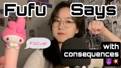 ASMR FOLLOW MY INSTRUCTIONS OR ELSE! 😈 Let’s Play Fufu Says - Fast Aggressive & BOSSY (CV for Anon)