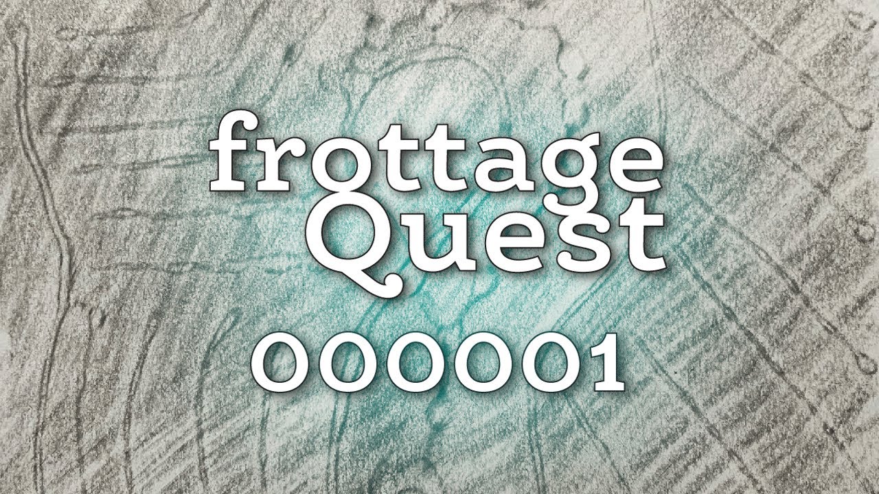 Frottage Art 000001 White Glue on Copy Paper to Medium Compressed