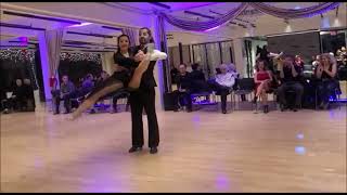 Tango Vals, Irene Yiyun Mou And Zach Bordonaro At Friday Night Fever Mixed Ballroom Party 2022.12.23