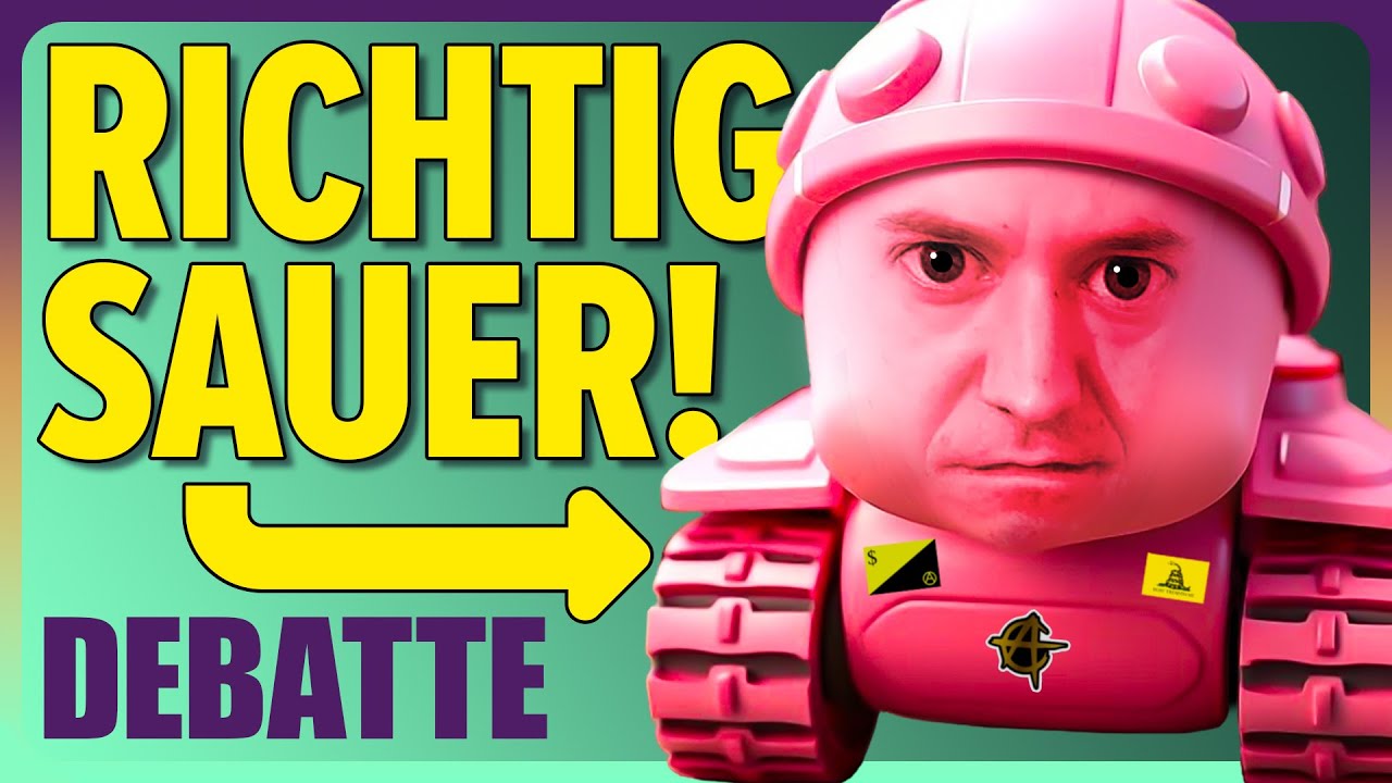 Anarchokapitalist macht den RAGEQUIT! - Linker Student rasiert