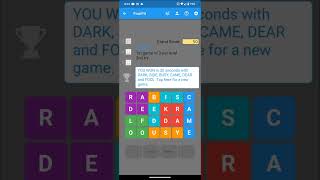 FourFit Word Game screenshot 1