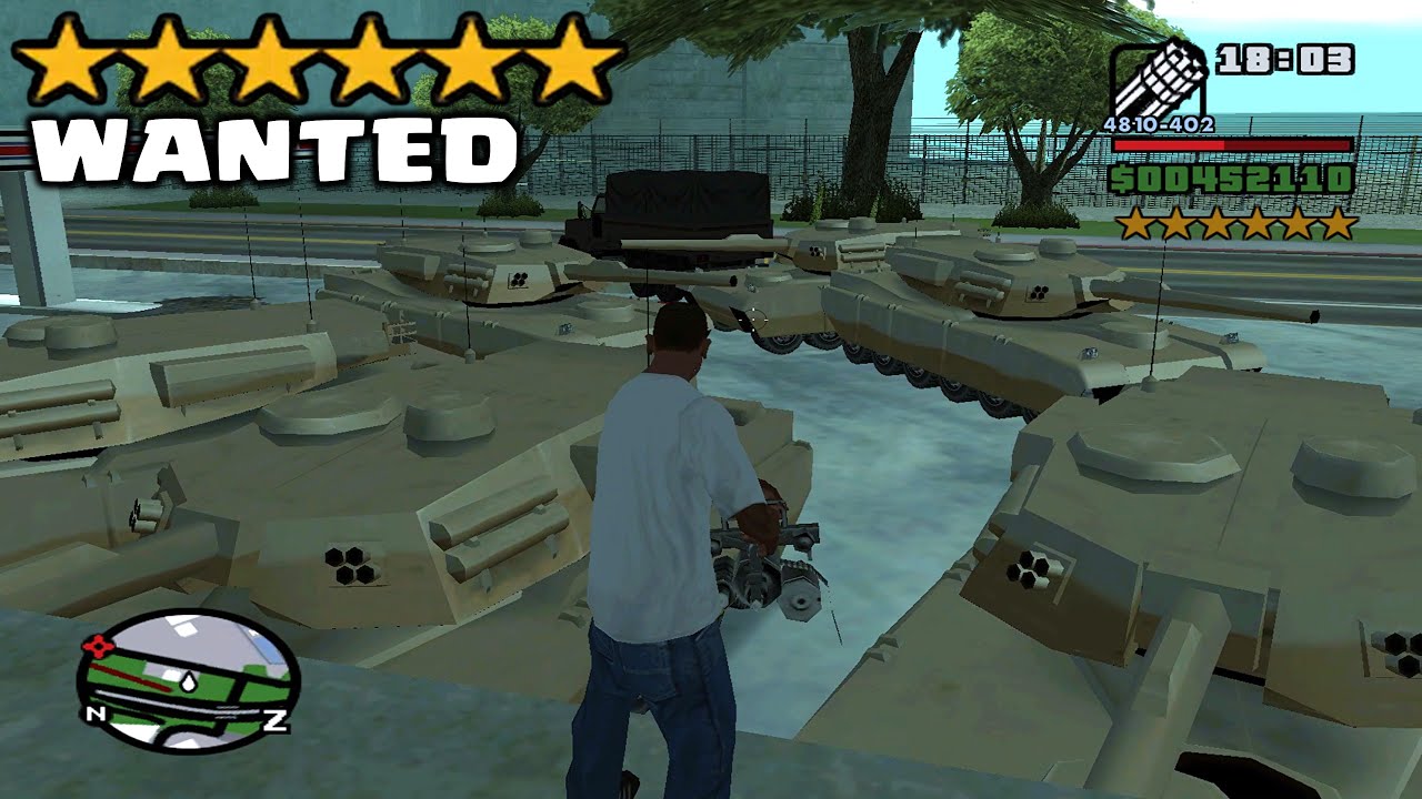 SIX STARS WANTED LEVEL WITH MINIGUN HOW TO GET 6 STAR WANTED IN 
